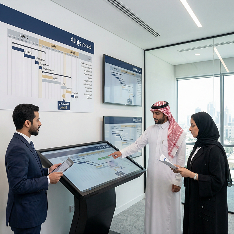 Demolition and removal of buildings