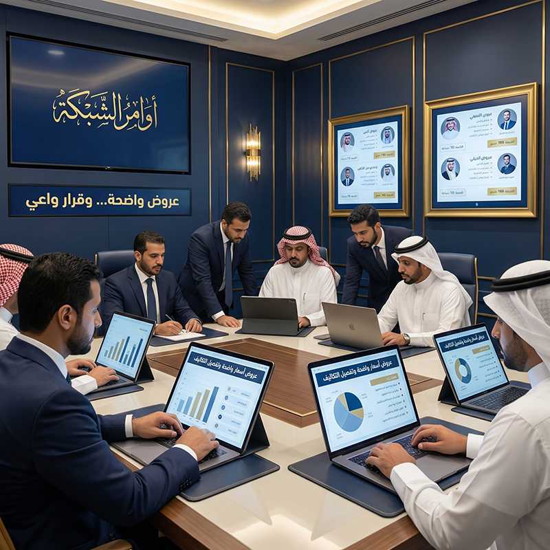 أوامر الشبكة