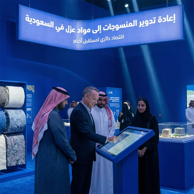 Recycling textiles into insulation materials in Saudi Arabia