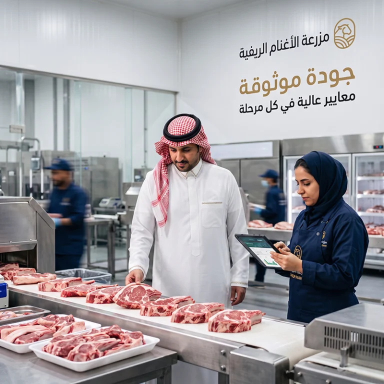 مزرعة الاغنام الريفية